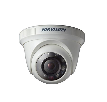 Hikvision DS-2CE5AC0T-IRP 720P HD Indoor IR Night Vision Dome Camera (White)