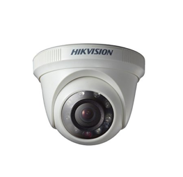 Hikvision DS-2CE5AC0T-IRP 720P HD Indoor IR Night Vision Dome Camera (White)